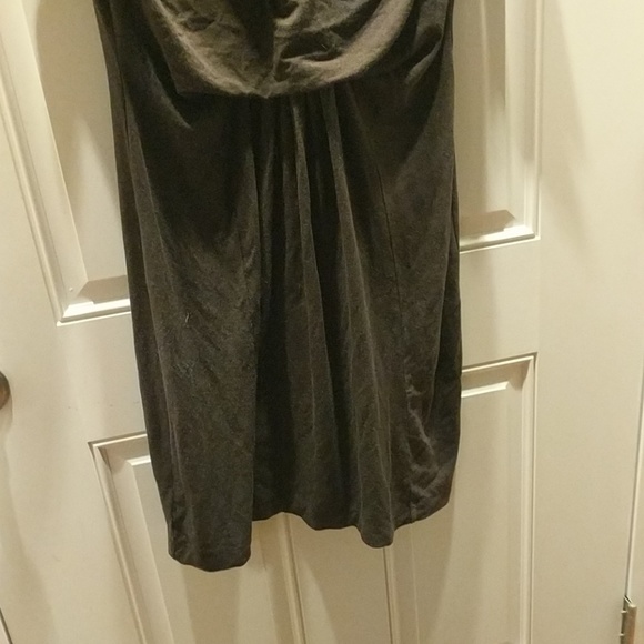 Ann Taylor Loft Jersey Dress Gray Brown XL - Picture 4 of 8